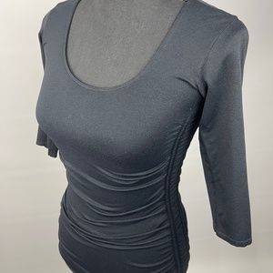 Last Tango - Black Fitted Scoop Neck